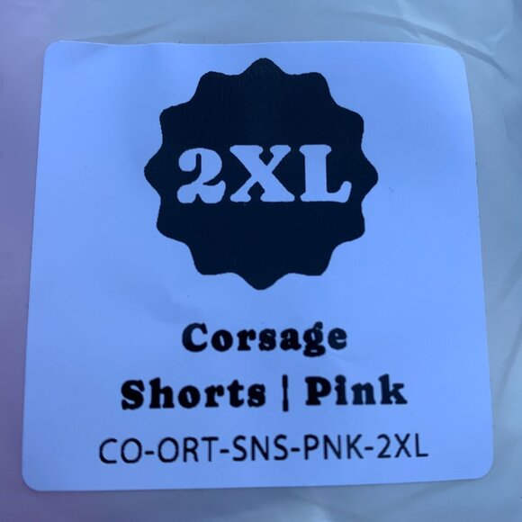 Women's Carmico Casual Shorts 2XL Pink - Picture 5 of 6